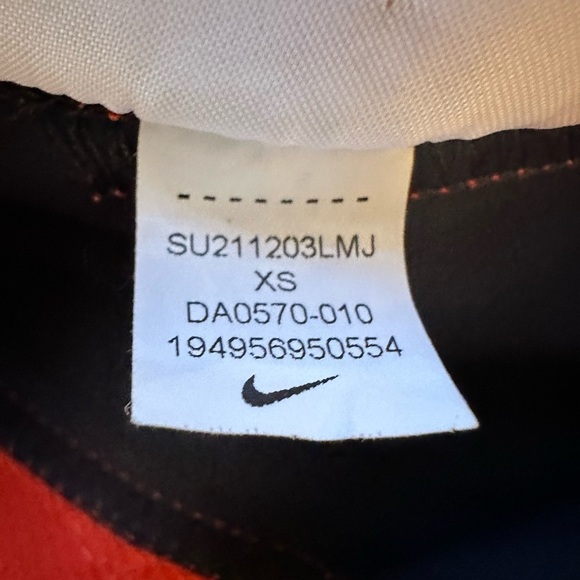 Nike Black Leggings with Red Waistband XS Woman’s High‎ Waisted - Picture 5 of 6